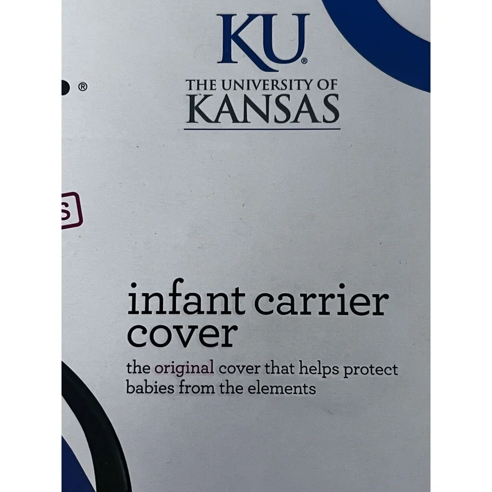 University of Kansas Jayhawks KU Cozy Cover Infant Carrier Cover